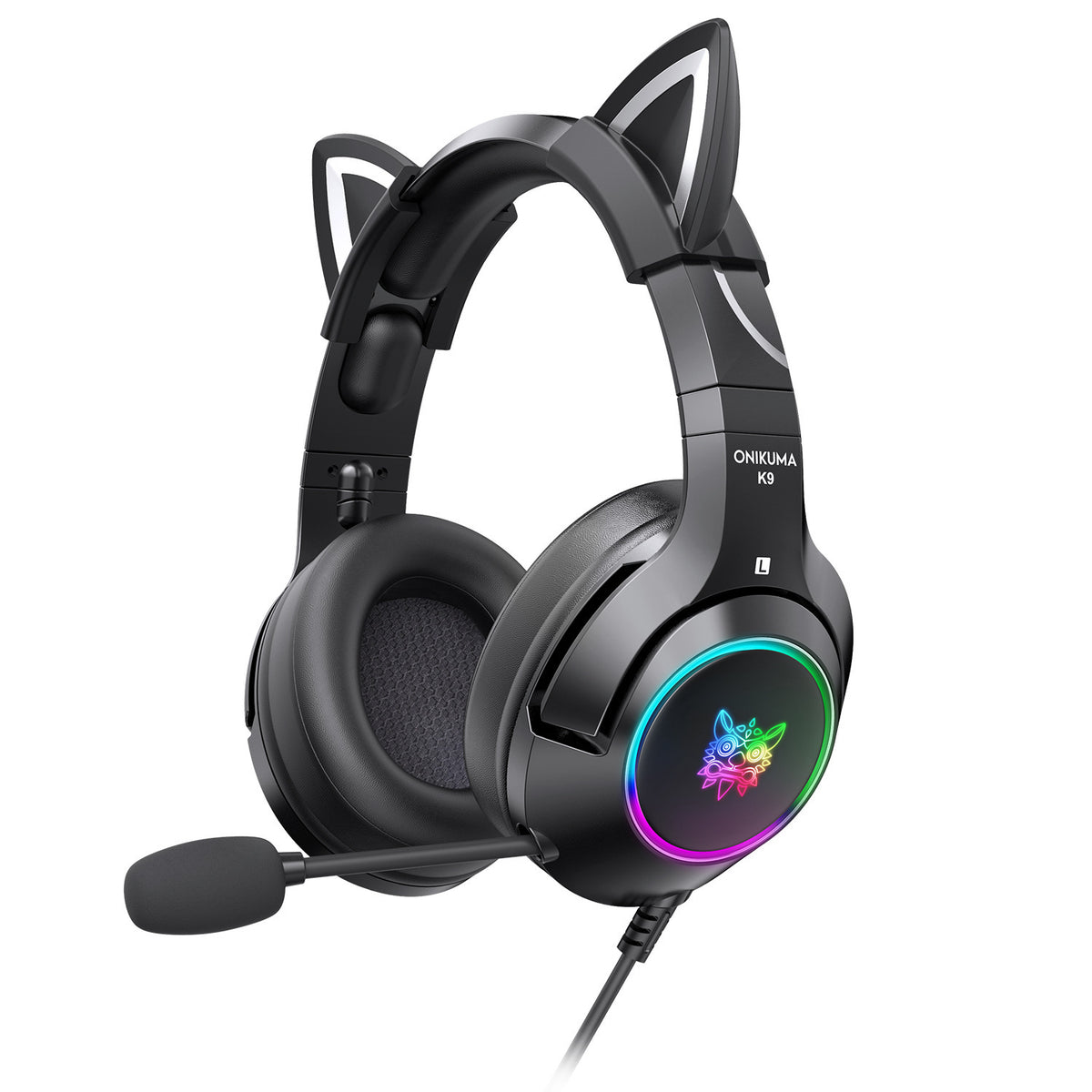 cute girls wired gaming headset