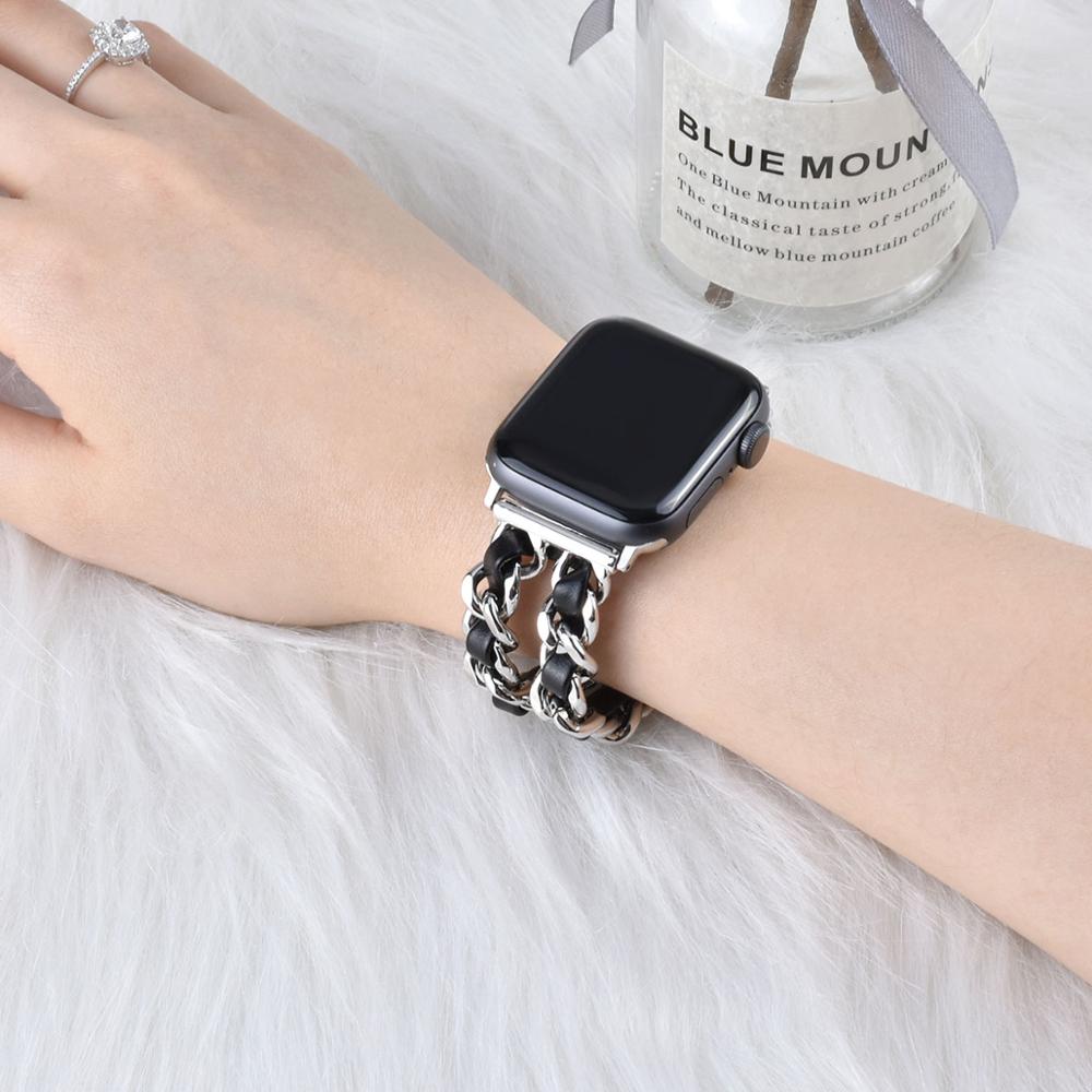 Cuban link bracelet for Apple Watch