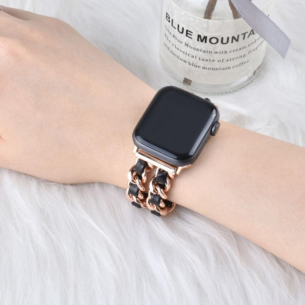 Cuban link bracelet for Apple Watch
