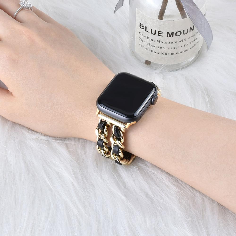 Cuban link bracelet for Apple Watch