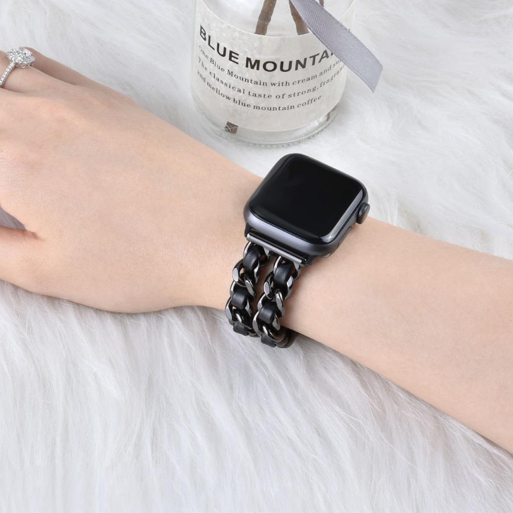 Cuban link bracelet for Apple Watch