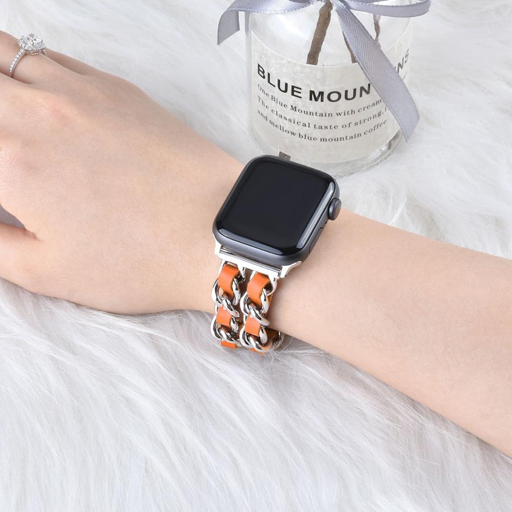 Cuban link bracelet for Apple Watch