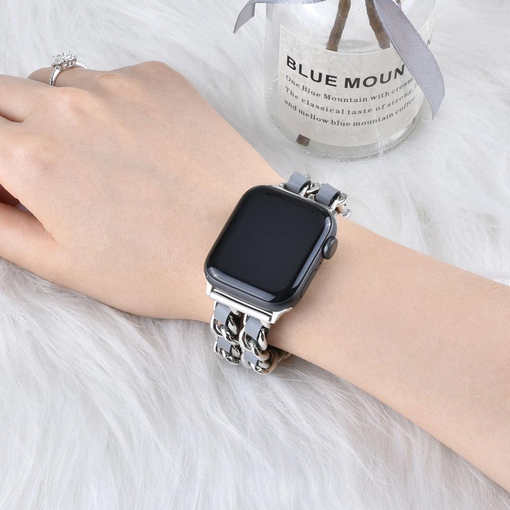 Cuban link bracelet for Apple Watch