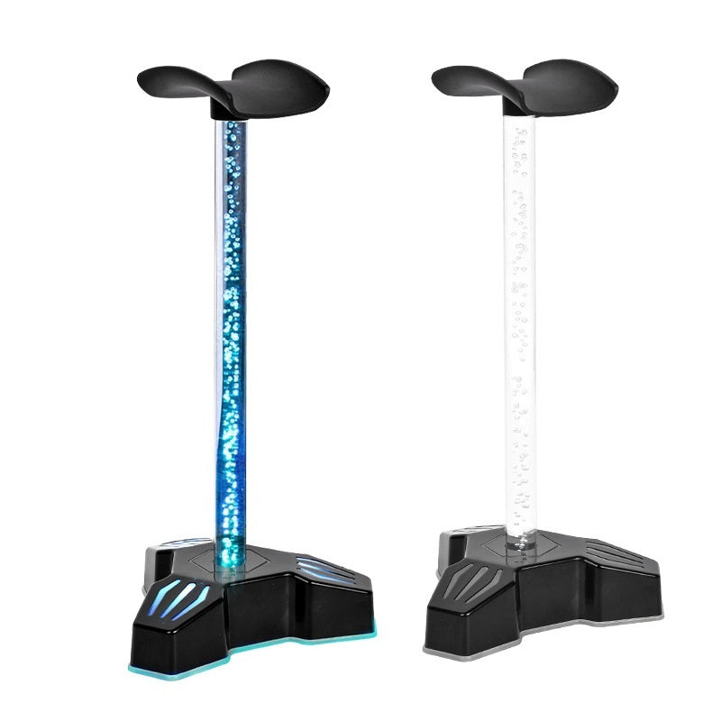 RGB headphone holder with USB