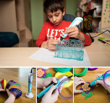 Intelligent 3D Pen with LED Display | أداة رسم وابتكار للأطفال والكبار