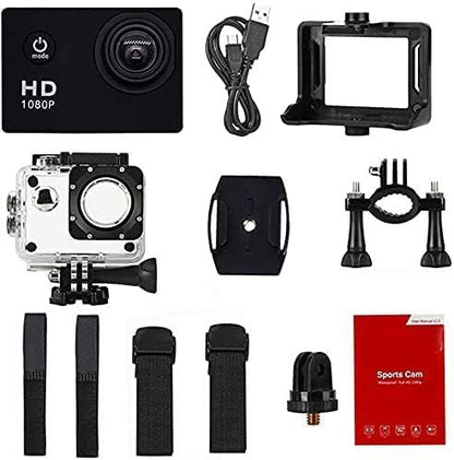 Waterproof 1080P Sports Camera | التقط كل مغامرة بجودة عالية الدقة!